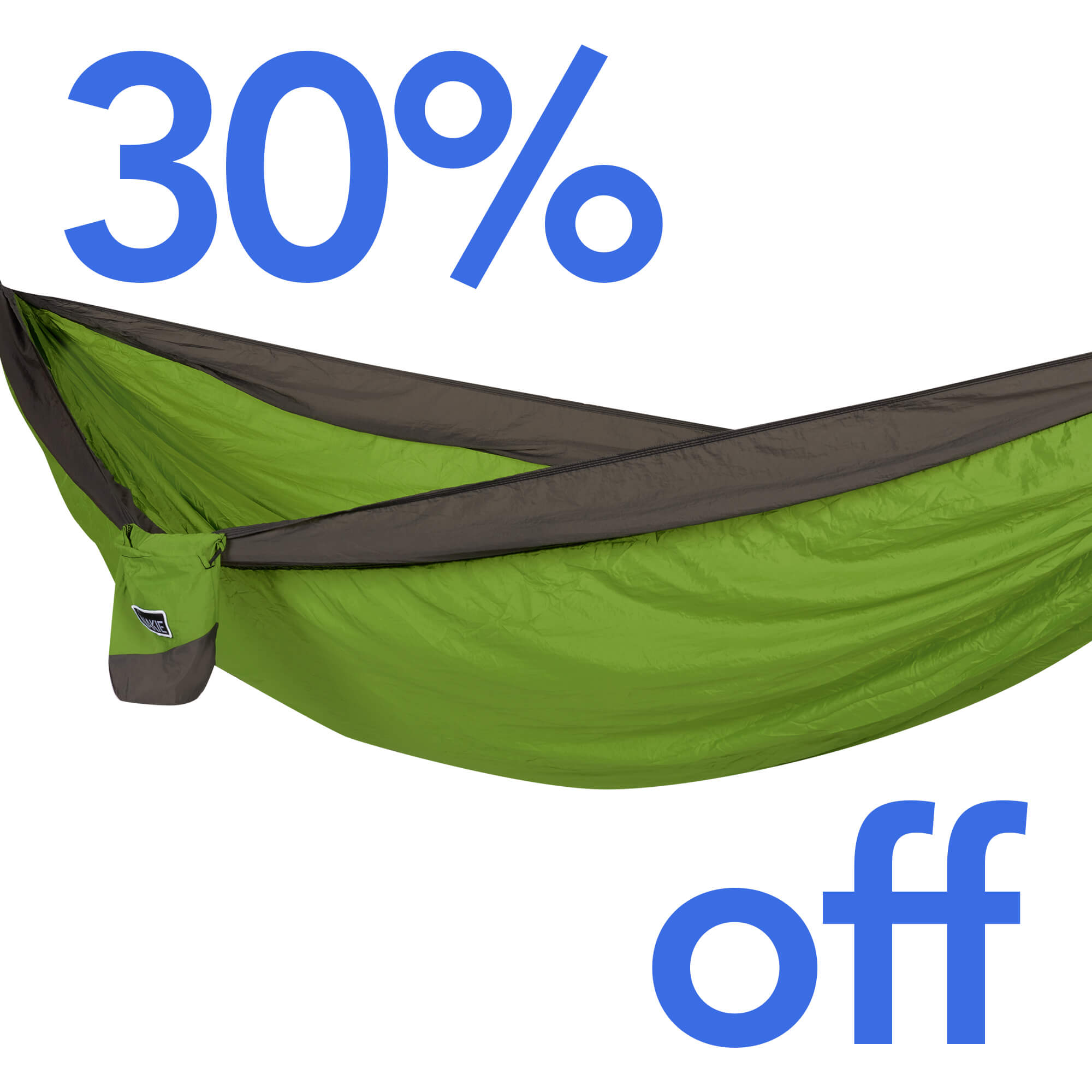 Forest Green - Recycled Hammock with Straps