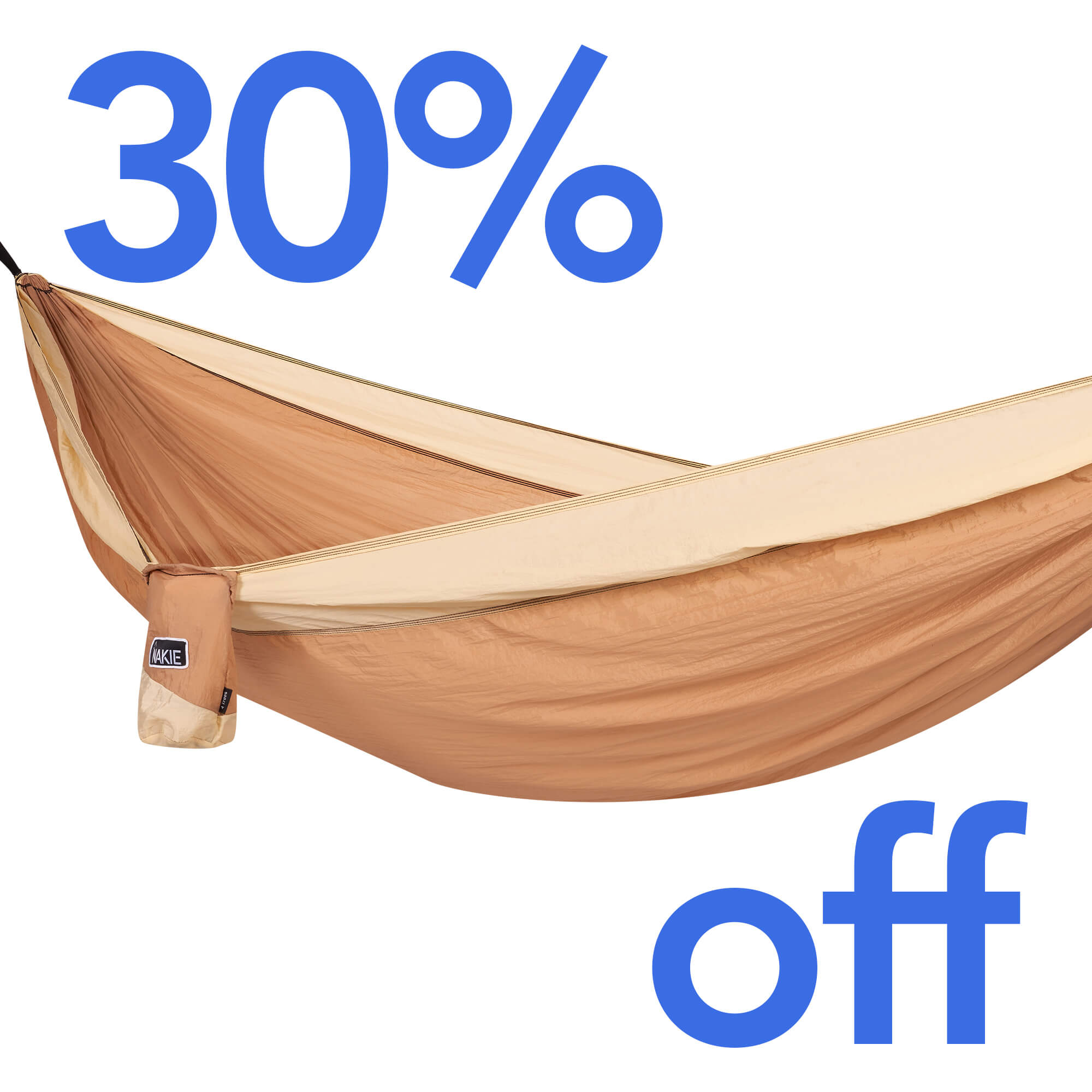 Sahara Sand Recycled Hammock with Straps