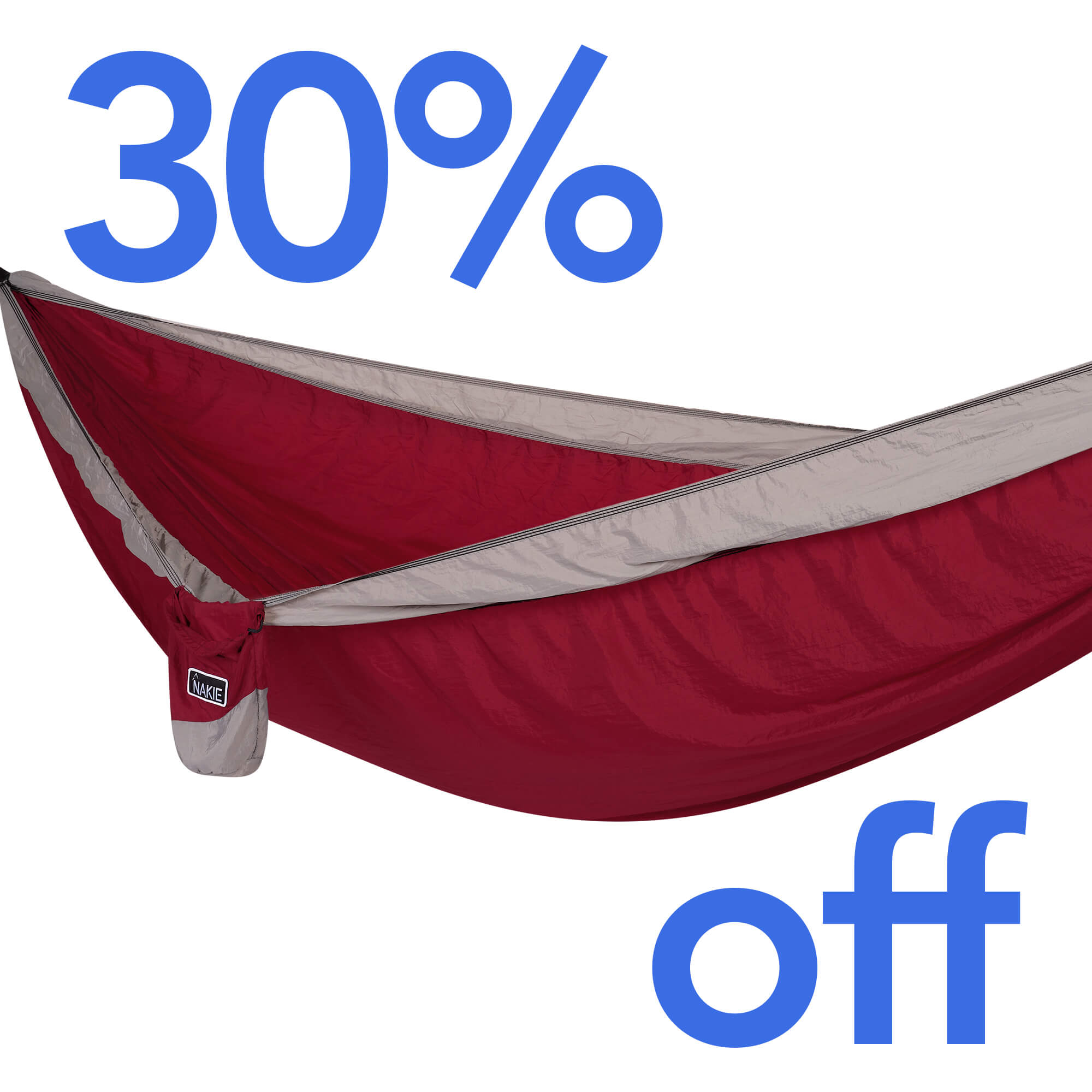 Merlot Red - Recycled Hammock with Straps