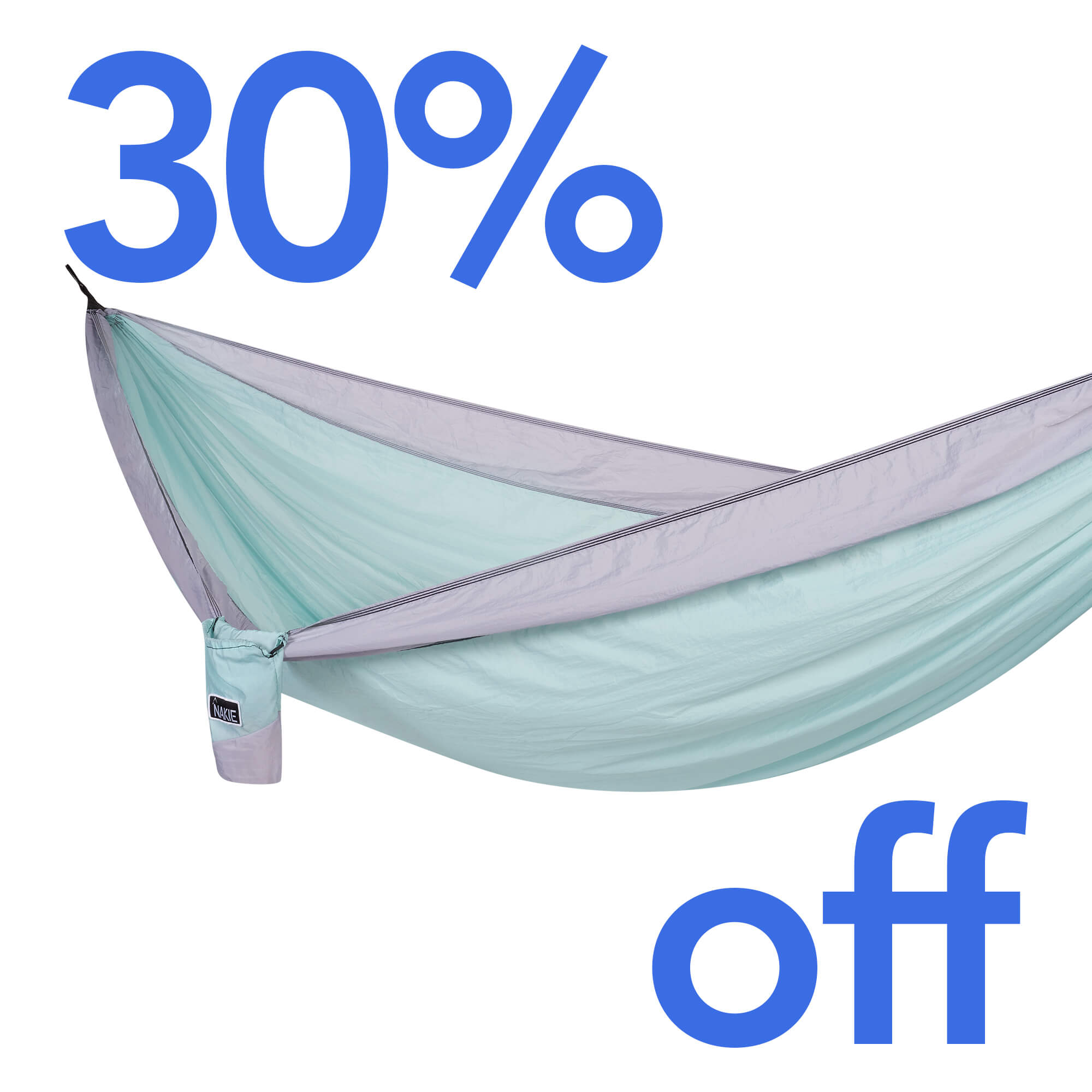 Twilight Blue - Recycled Hammock with Straps