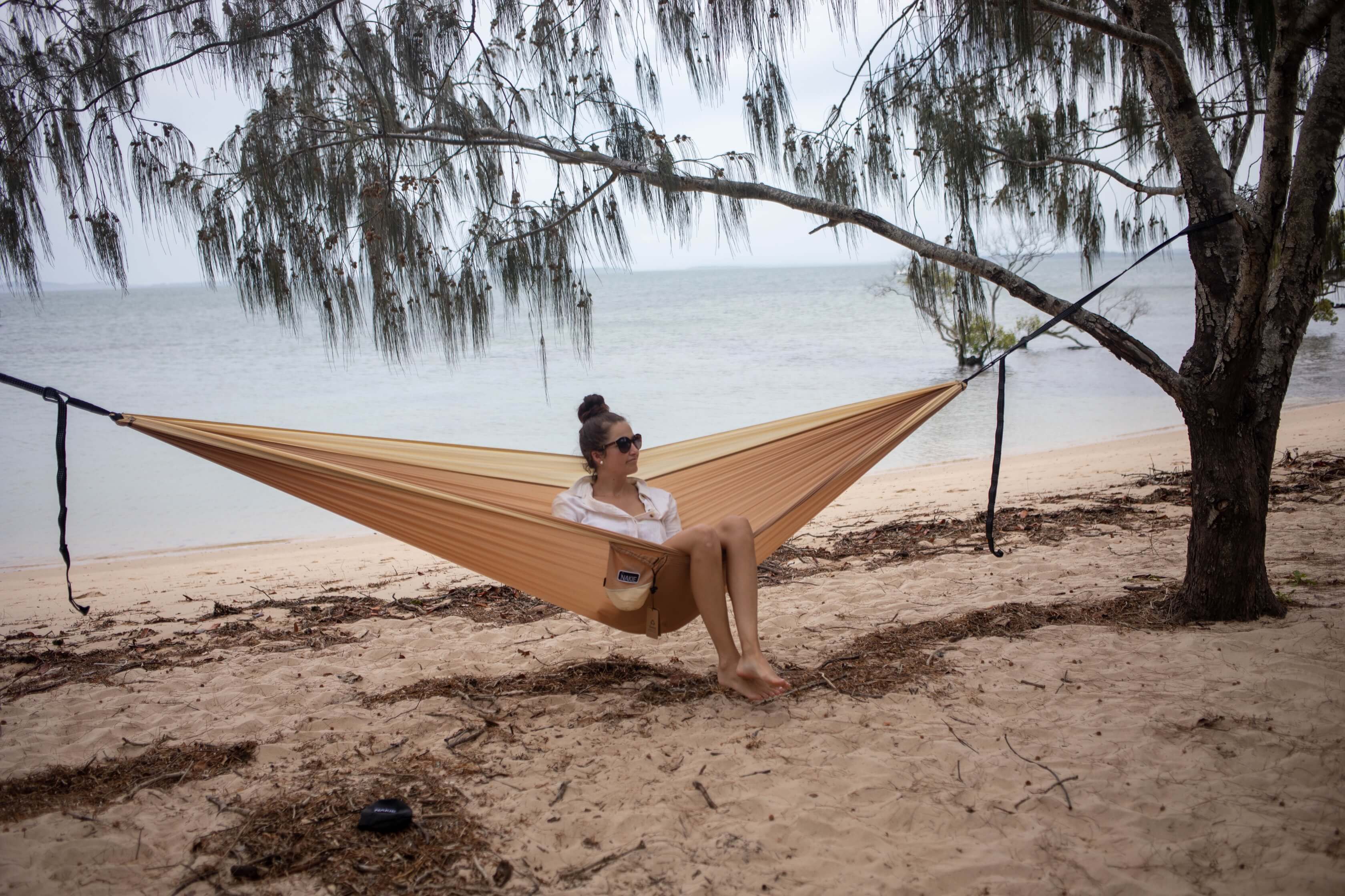 Sahara Sand Recycled Hammock with Straps