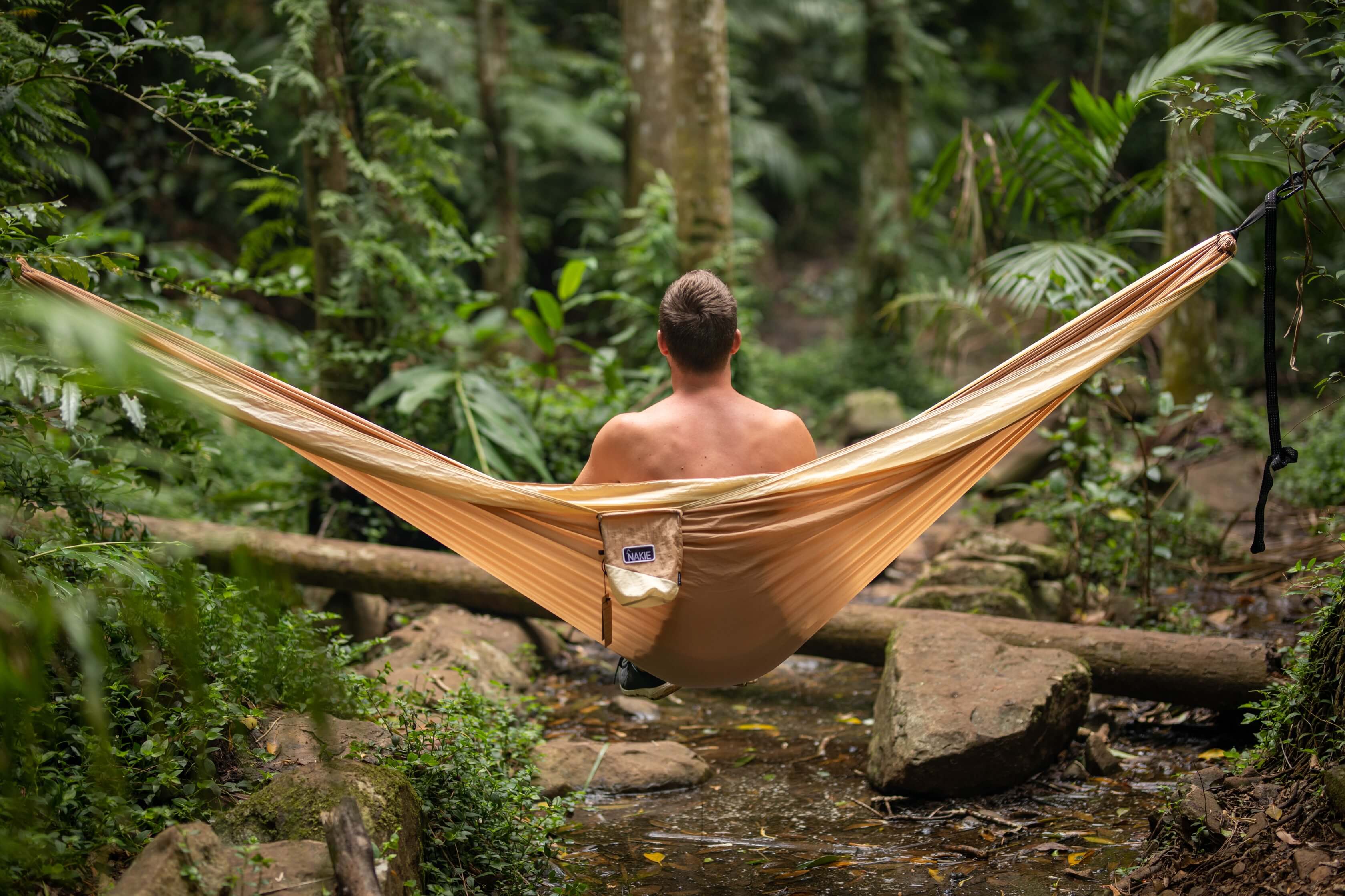 Sahara Sand Recycled Hammock with Straps