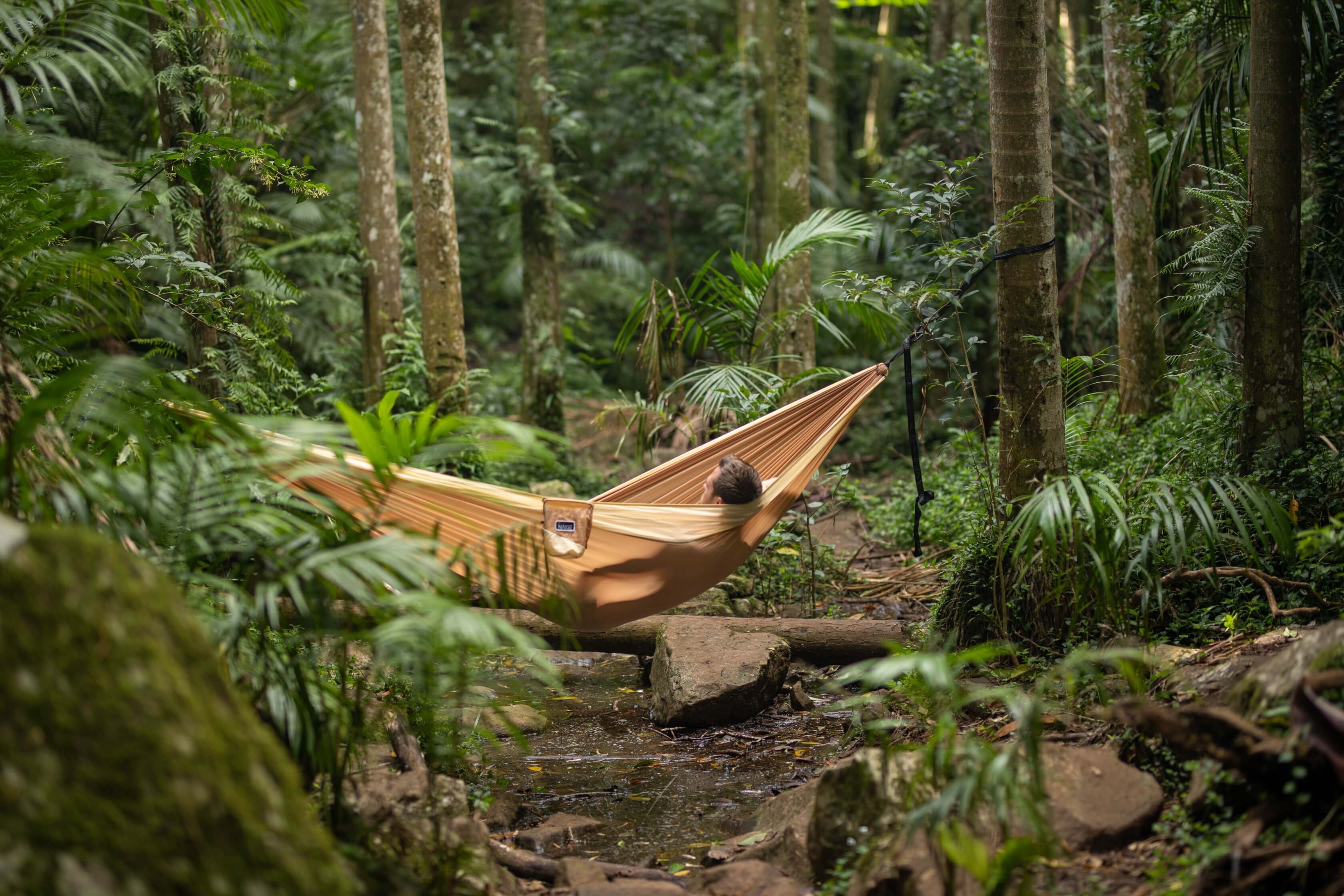 Sahara Sand Recycled Hammock with Straps