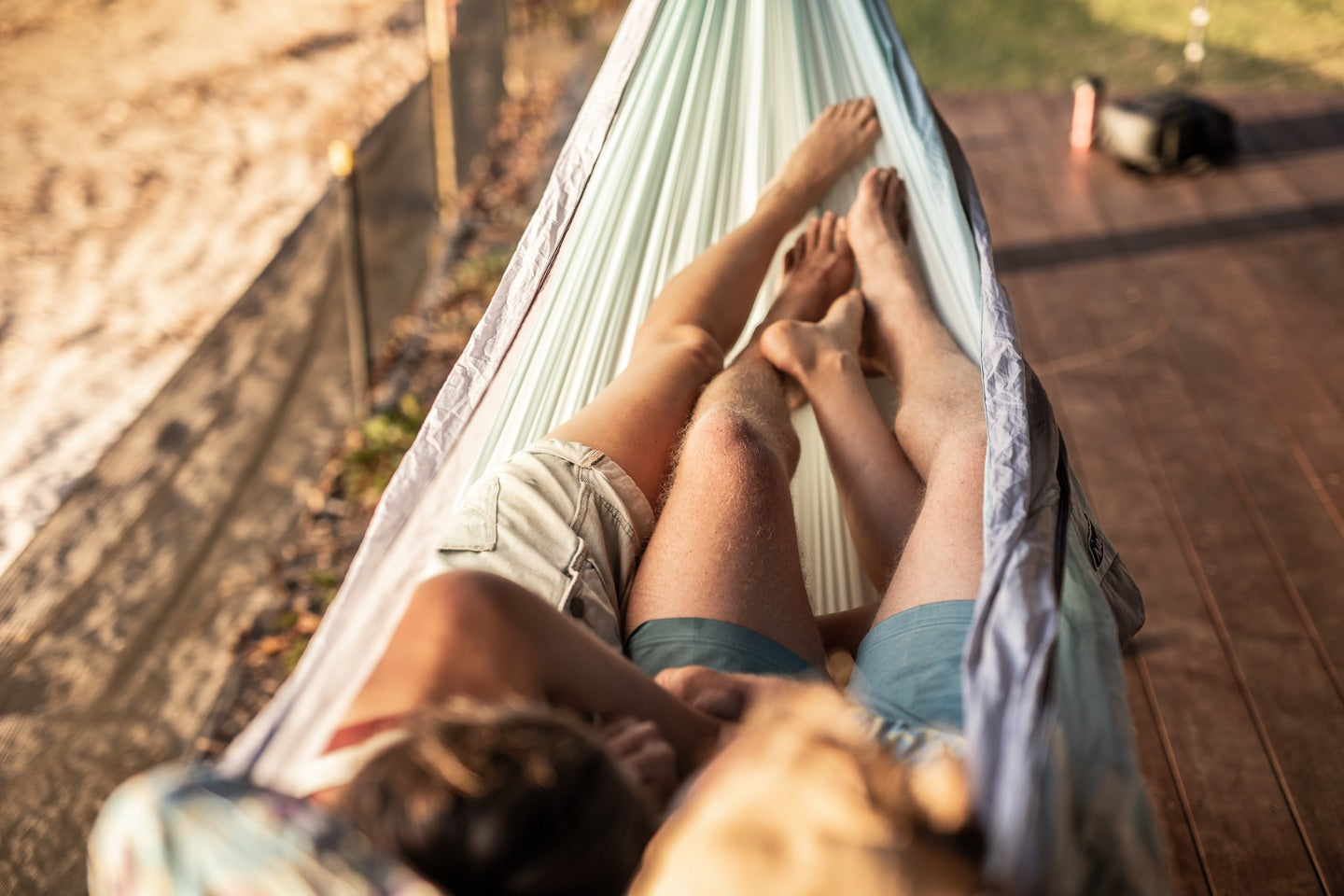 Twilight Blue - Recycled Hammock with Straps