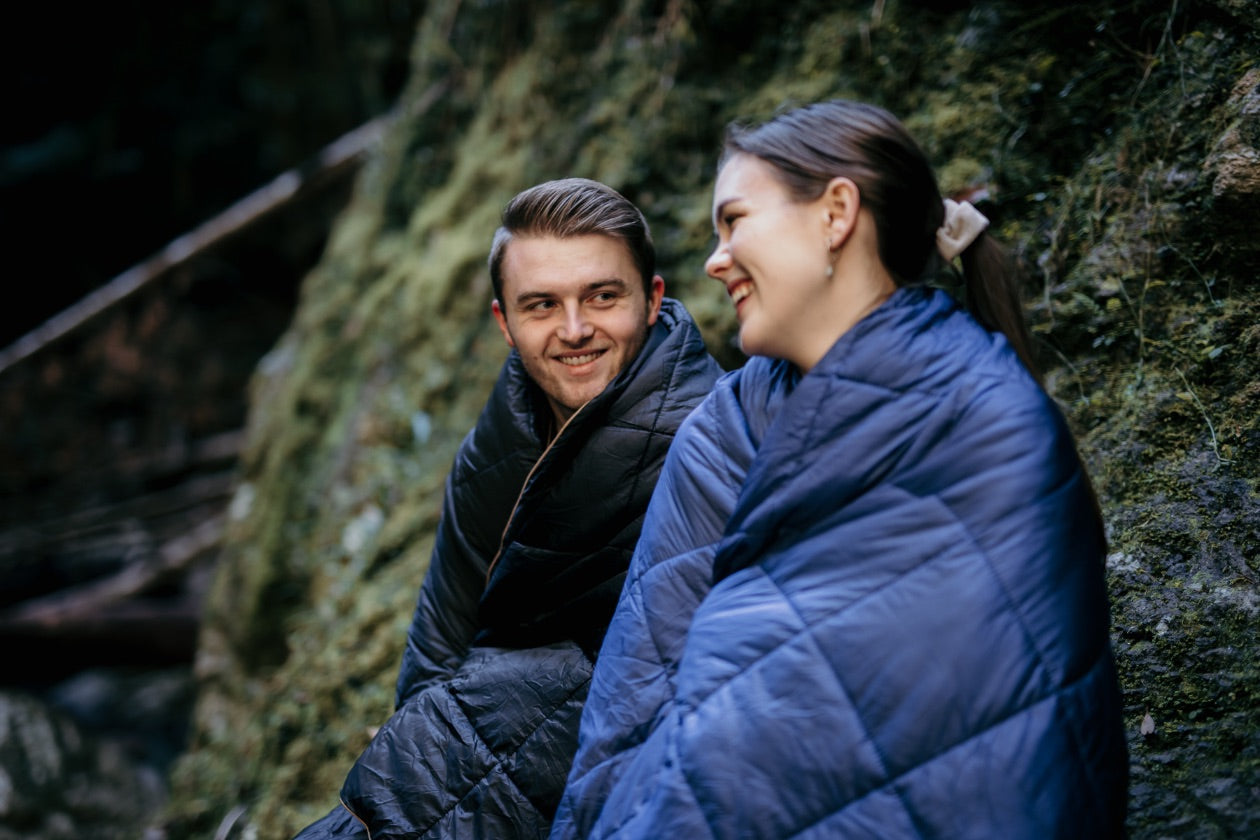 Sustainable Down - Puffy Blanket x 2 - Couples Combo