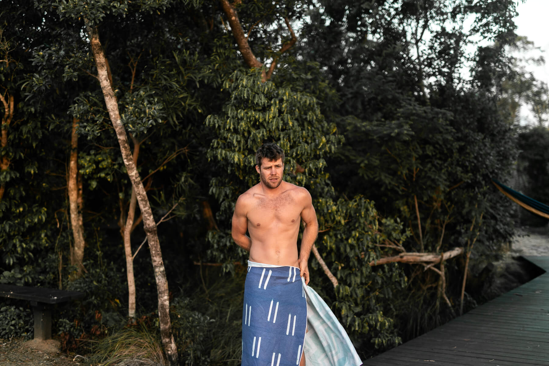 Salty Waves - Recycled Sand Free Beach Towel